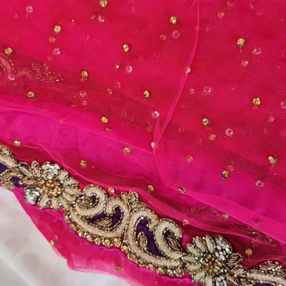 Lengha - long skirt south asian adjustible waist with dupatta - Picture 17 of 17